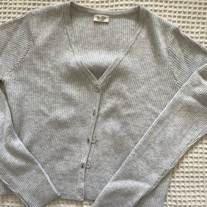 Brandy Melville Gray Button Up Cardigan. Brand new